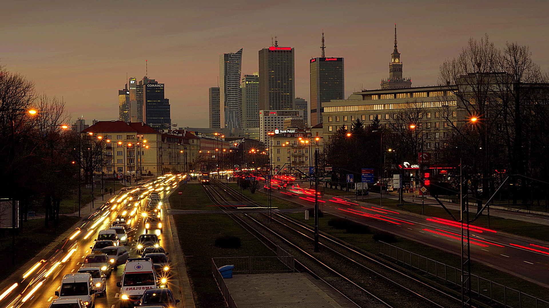 Warschau Polen Infrastruktur
